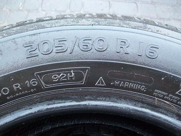 205 60 R 16 ШИНЫ MICHELIN ENERGY 4 ШТ. 2x5 мм 2x3 мм