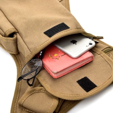 Стильная мужская мотоциклетная сумка на бедро.