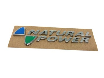 NOWY ORYGINALNY EMBLEMAT NAPIS FIAT NATURAL POWER