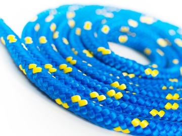 Lina Polipropylenowa 14mm Pleciona uniwersalna Żeglarska NIEBIESKA 50m