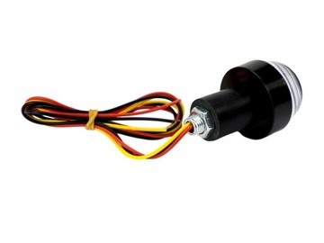 Końcówki kierownicy światła DRL + kierunki LED