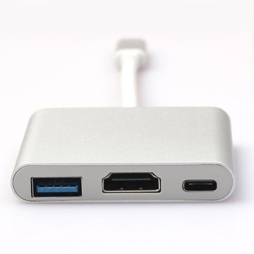 Адаптер MacBook USB 3.1 Type C к HDMI USB 3.0 4K