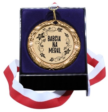 MEDAL w ETUI dzień BABCI dla DZIADKA DUŻO WZORÓW