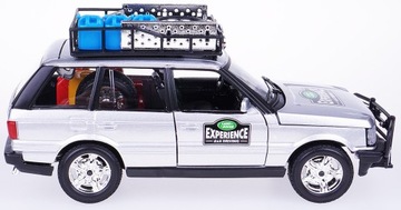 RANGE ROVER 4X4 МЕТАЛЛ МОДЕЛЬ BBURAGO 1:24 СЕРЕБРЯНЫЙ