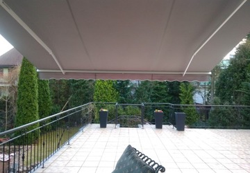 ТЕРРАСНЫЙ ТЕНТ SanSeo Eco 250x200 серый гладкий