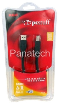 USB-кабель A/B 5 м. Экранированный штаб-квартира Thomson