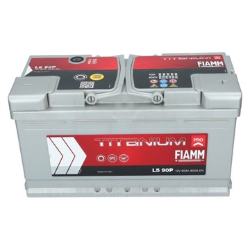 Аккумулятор FIAMM Titanium PRO L5 90P 90 Ач 800 А (EN