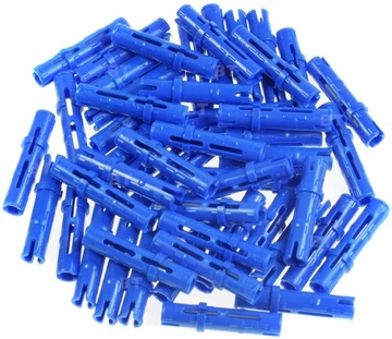 100szt LEGO kołek 4514553 6558 6299413 42924 pin długi niebieski