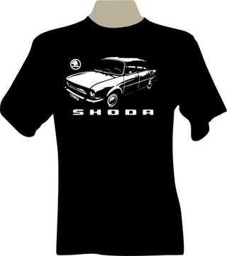 KOSZULKA T-shirt z nadrukiem dla fana SKODA 100