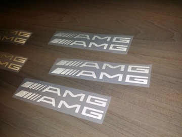 Наклейка на суппорт Mercedes AMG, ЗАДНИЙ отражатель