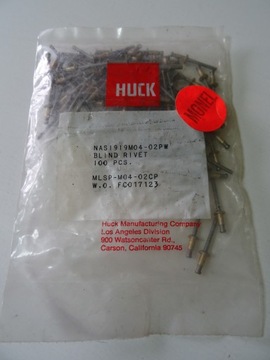 NIT NITY HUCK BLIND RIVET NAS1919M04-02PW