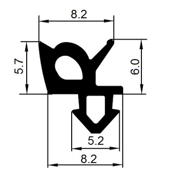 Уплотнители оконные S-1387