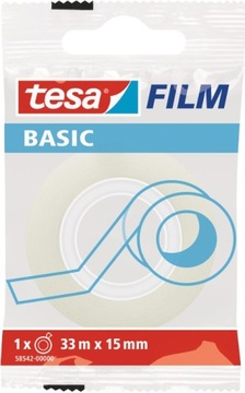 Taśma biurowa TESA Basic 15mm x 33m