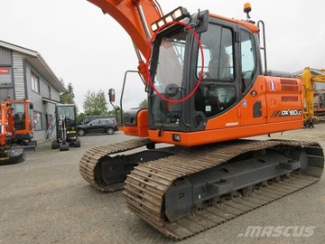 Daewoo Doosan DX ЛАМИНАТ верхнее лобовое стекло