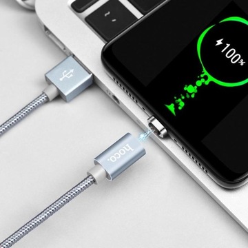 МАГНИТНЫЙ КАБЕЛЬ HOCO 100 СМ, 2 А, ТИП USB - C