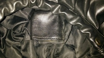 Czarna duża torba worek pojemna