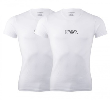 KOSZULKA EMPORIO ARMANI STRETCH T-SHIRT 2PAK - L -