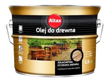 ALTAX OLEJ DO DREWNA - TARASÓW - 2,5L - ANTRACYT