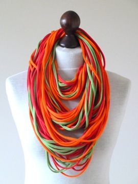 ЗАМОТКА ТРИКОТАЖНОЕ ОЖЕРЕЛЬЕ ИЗ ХЛОПКА 47 ЦВЕТОВ