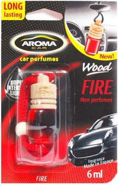 AROMA WOOD SAMOCHODOWY ODŚWIEŻACZ ZAPACH FIRE