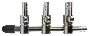 ZAWOREK REGULUJĄCY METALOWY PRECYZYJNY 4/6mm 3 WEJ