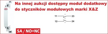 МОДУЛЬНЫЙ КОНТАКТОР 1-ФАЗНЫЙ 63A 2P 2NC катушка 24VAC