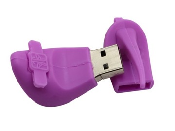 PENDRIVE USB 8 GB FIOLETOWE SZPILKI BUTY OBCAS