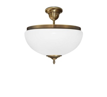 Lampa mosiężna, krótka, niska, MOSIĄDZ SeriaR