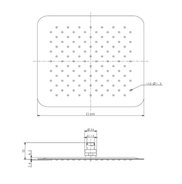 Zestaw podtynkowy Hansgrohe Logis 7w1 - 30 cm