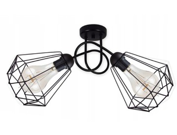 LAMPA SUFITOWA ŻYRANDOL DO SALONU NAD STÓŁ LOFT