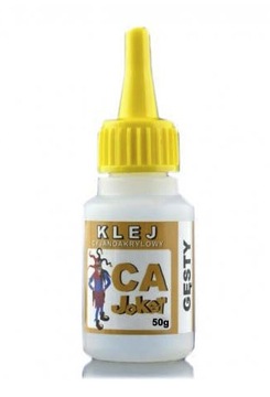 Klej cyjanoakrylowy gęsty 50g Joker CA Szybki