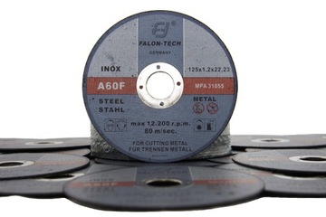 TARCZA DO CIĘCIA METALU inox 125 x 1,2 FALON TECH