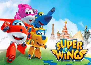 OPŁATEK na tort SUPER WINGS 20 x 28cm gruby wafel