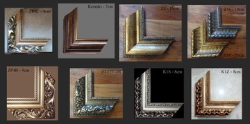 OBRAZ OLEJNY CHEŁMOŃSKI KRÓLESTWO PTAKÓW ŚWIT