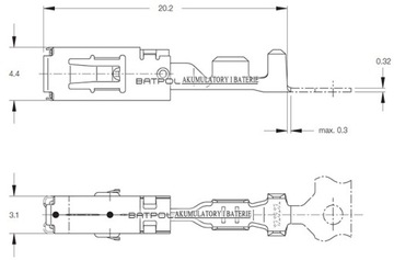 ШТЫРЬ РАЗЪЕМА VW MCP 000979242E 000 979 242E