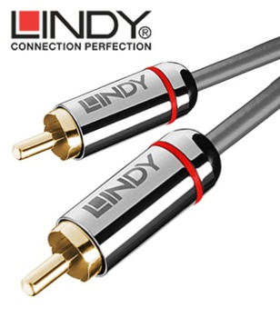 Kabel Coaxial 1xRCA Cinch Lindy Cromo 35338 0.5m