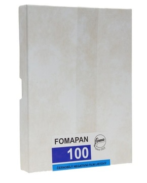Foma Fomapan 100 9x12 cm 50 sztuk negatyw błona klisza cięta czarno-biała
