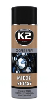 K2 MIEDŹ SPRAY 400 ML SMAR MIEDZIOWY W SPRAYU