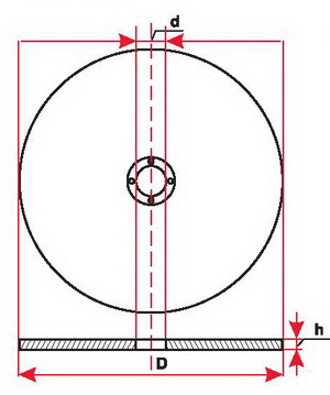 ДИСКИ ДЛЯ РЕЗКИ МЕТАЛЛА inox 300 x 3 FALON TECH