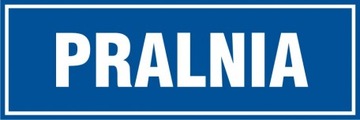 Pralnia znak tabliczka 10x30 płyta PCV