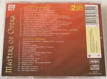 Паваротти Каррерас - Masters Of Opera 2xCD НОВЫЙ
