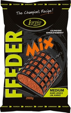 Lorpio zanęta Feeder Mix Medium 2kg Nowość 2018