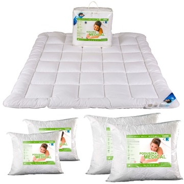 KOŁDRA MEDICAL 180x200 + 4 poduszki 70x80 40x40