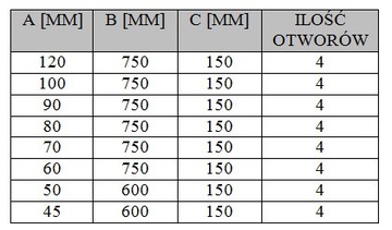 АНКЕРНЫЙ КРОНШТЕЙН ДЛЯ ОСНОВАНИЯ СТОЙКИ 45x45x600