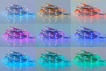 SET Светодиодная лента SMD RGB 5050 контроллер пульт 7м