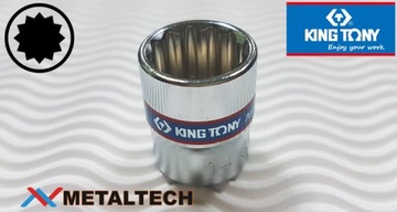 ТОРЦЕВОЙ КЛЮЧ KING TONY 1/4 12 мм, 12-СТОРОННИЙ