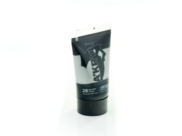 Farba akrylowa TUBA dla plastyków 100ml -28 Srebro