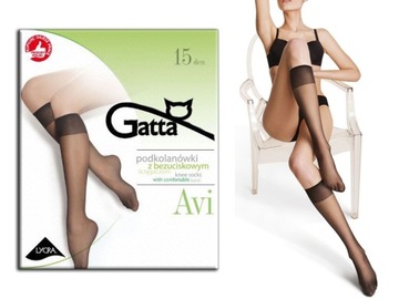 Носки до колена AVI Gatta 4 PAIRS visone без давления