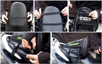 СУМКА НА СИДЕНЬЕ МОТОЦИКЛА ВОДОНЕПРОНИЦАЕМЫЙ БАГАЖНИК ХРАНЕНИЕ 2в1