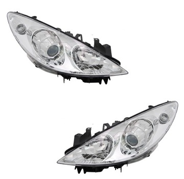 NOWE LAMPY PEUGEOT 307 05-07 KOMPLET L+P